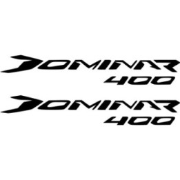 Bajaj Dominar Die Cut Lettering Stickers Decals - DecalsHouse