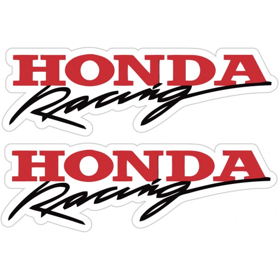 2x Honda Racing Stickers...