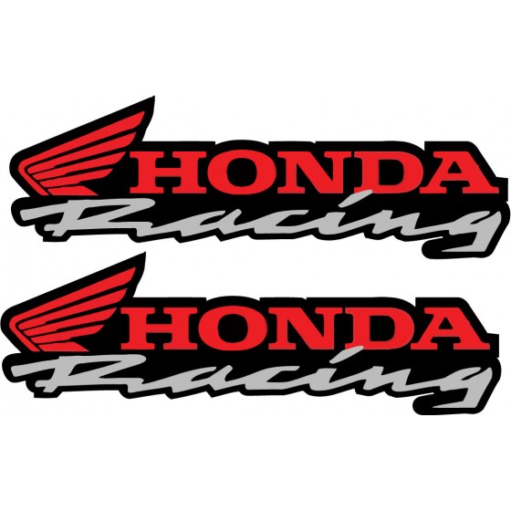 2x Honda Racing Style 2...