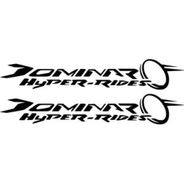 Bajaj Dominar Hyper Tours Die Cut Lettering Style 2 Stickers Decals - DecalsHouse