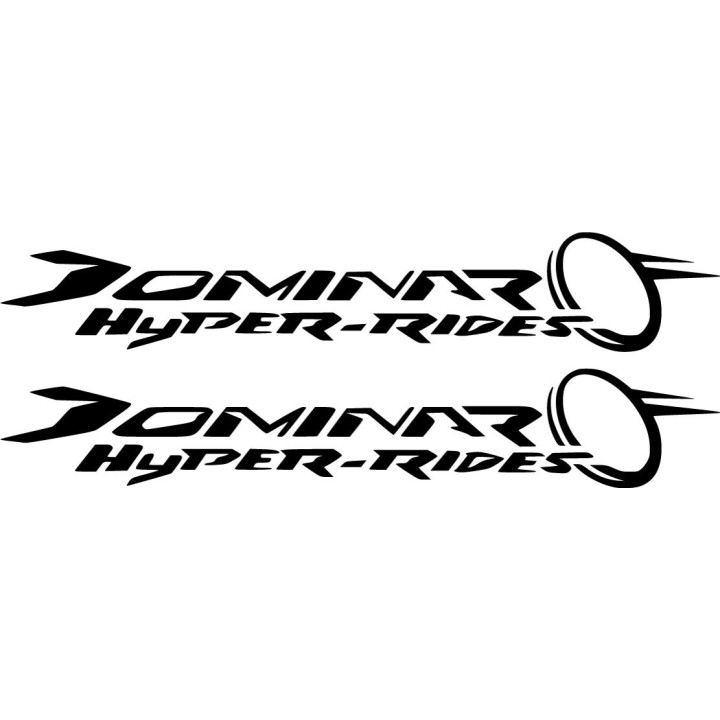 Bajaj Dominar Hyper Tours Die Cut Lettering Style 2 Stickers Decals - DecalsHouse