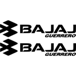 Bajaj Guerrero Die Cut Stickers Decals - DecalsHouse
