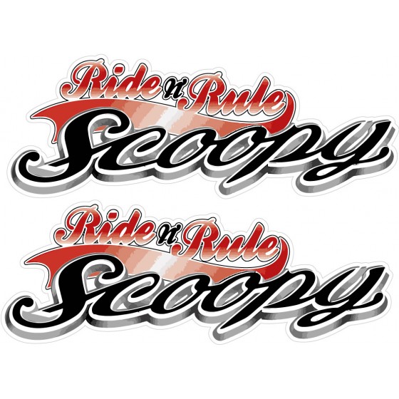 Honda Scoopy Stickers Decals