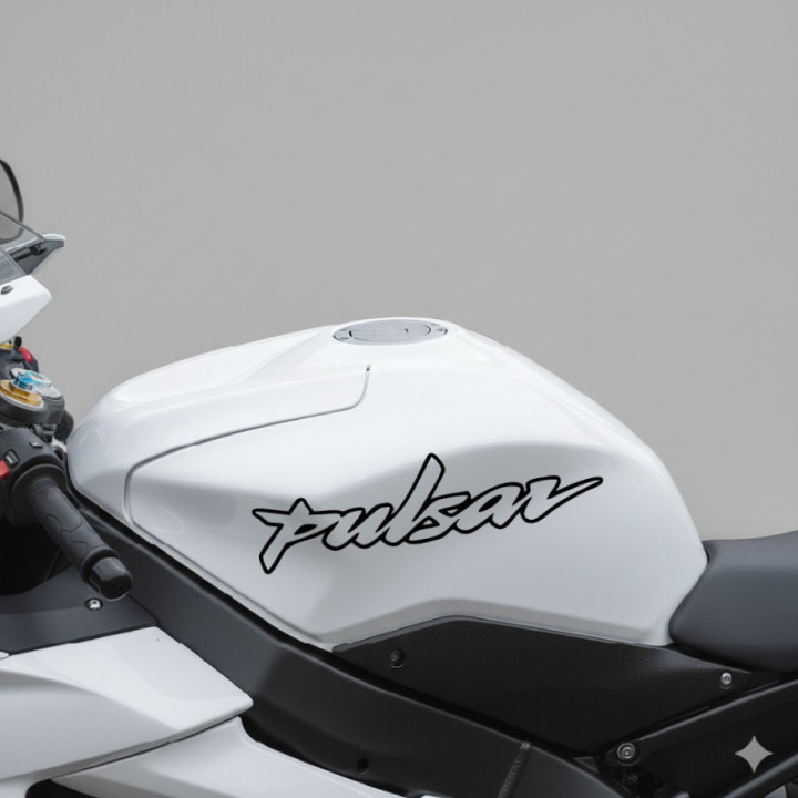 Bajaj Pulsar Outline Die Cut Stickers Decals - DecalsHouse