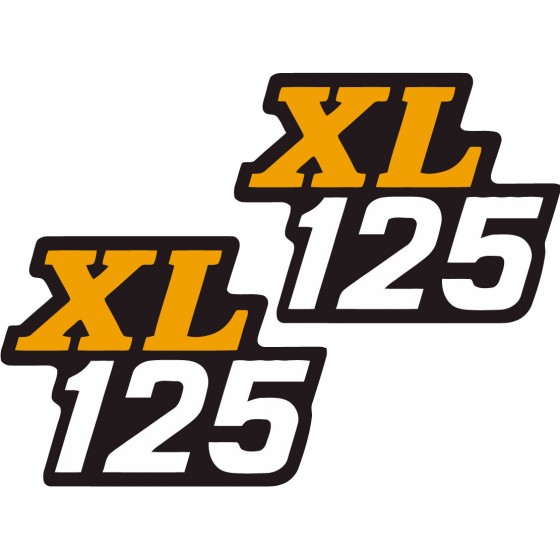 2x Honda Xl 125 Stickers...