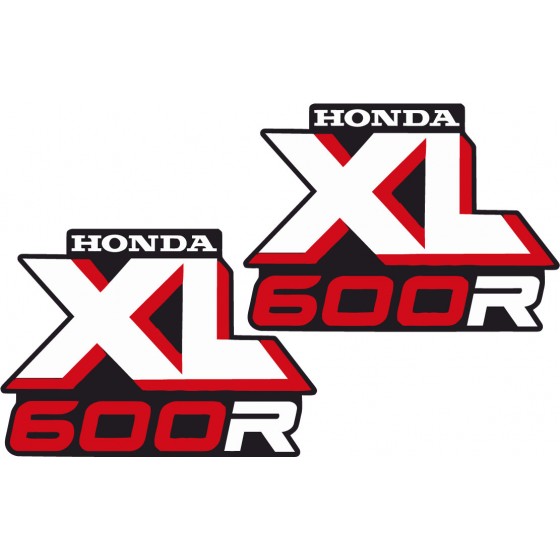 2x Honda Xl 600r Stickers...