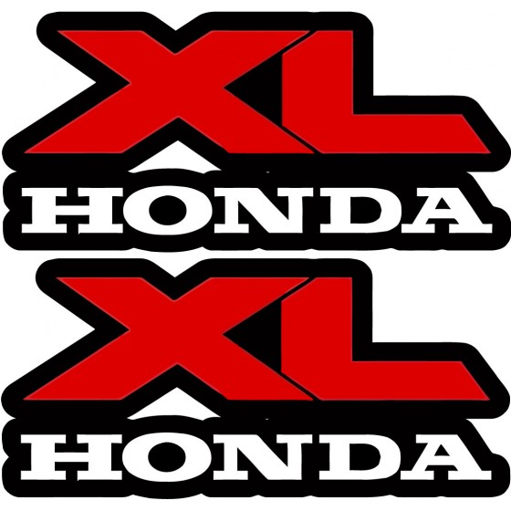 2x Honda Xl Stickers Decals