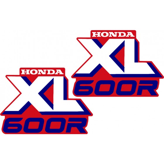 2x Honda Xl600r Stickers...