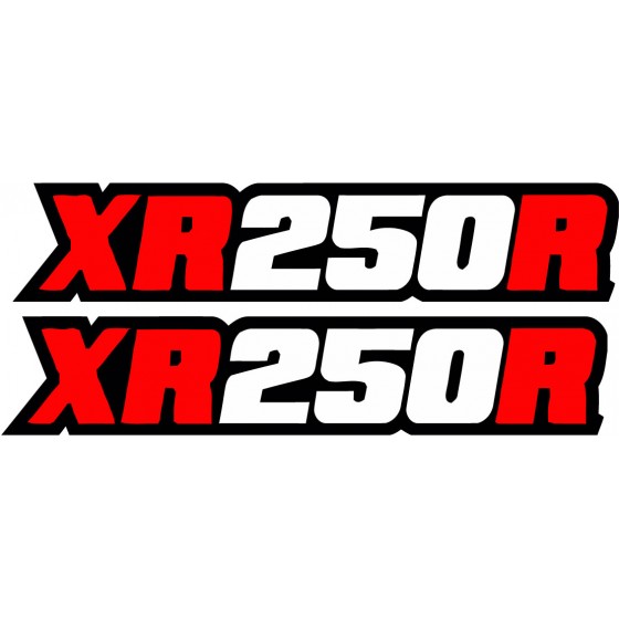 2x Honda Xr 250r Stickers...