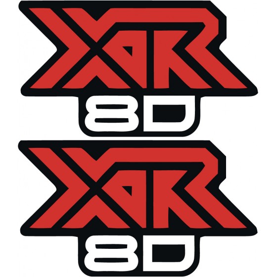 2x Honda Xr 80 Stickers Decals