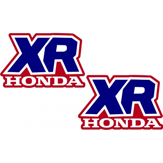 Honda Xr Style 8 Stickers...