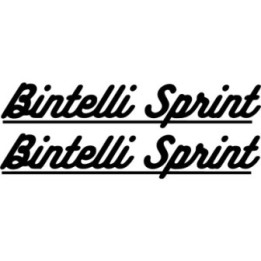 Bintelli Sprint Die Cut Lettering Stickers Decals - DecalsHouse