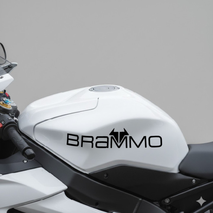 Brammo Logo Die Cut Style 3 Stickers Decals - DecalsHouse