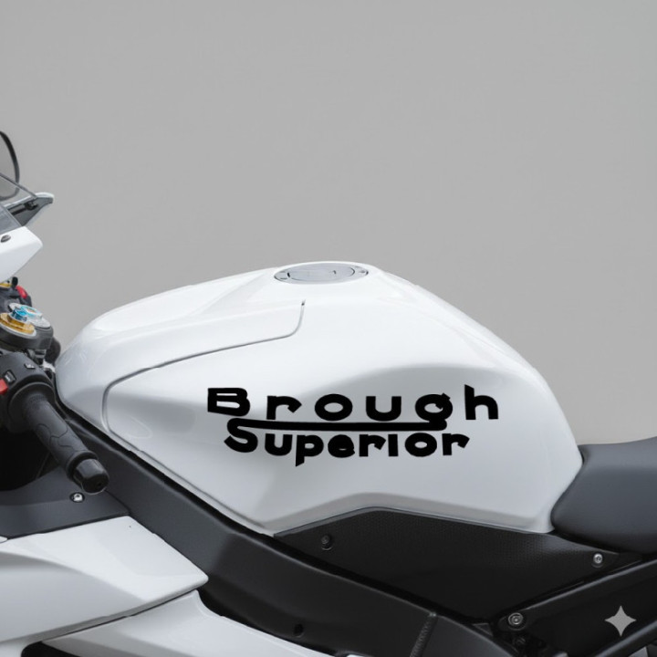 Brough Superior Die Cut Logo Stickers Decals - DecalsHouse