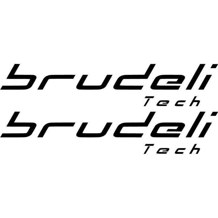 Brudeli Logo Die Cut Stickers Decals - DecalsHouse