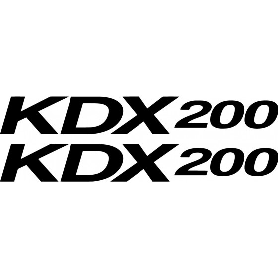 Kawasaki Kdx 200 Die Cut...