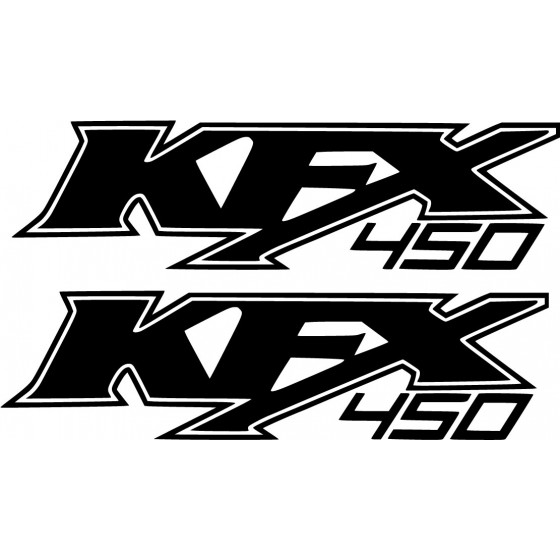 2x Kawasaki Kfx 450 Die Cut...