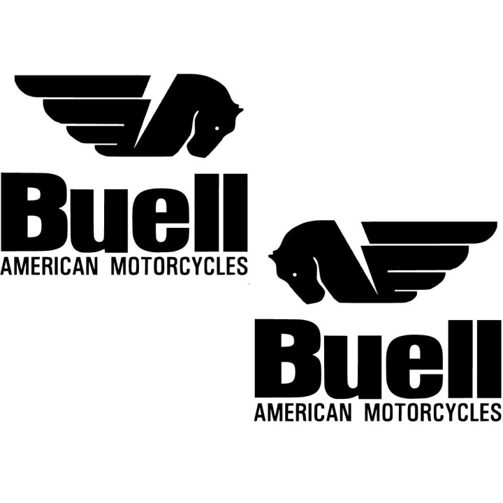 Buell Motorcycle Stickers – XB12 Firebolt XB9 Lightning Naked Bike Decals (2-Pack)