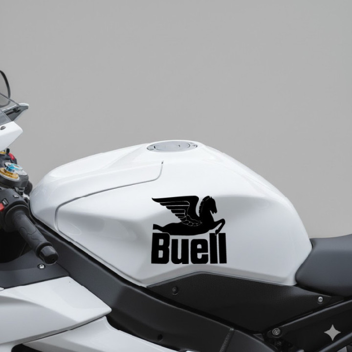Buell Logo Die Cut Style 4 Stickers Decals - DecalsHouse