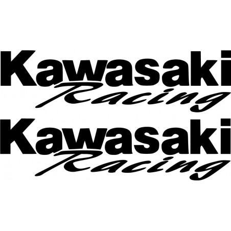 Kawasaki Logo Racing Die Cut Stickers Decals - DecalsHouse