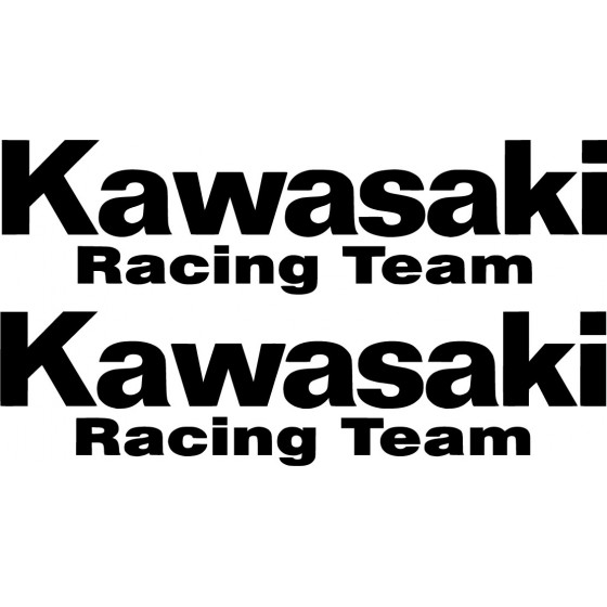 2x Kawasaki Logo Racing...