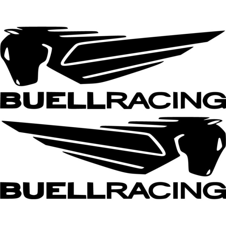 Buell Racing Stickers – XB9R XB12R Firebolt Sportbike Decals (2-Pack)