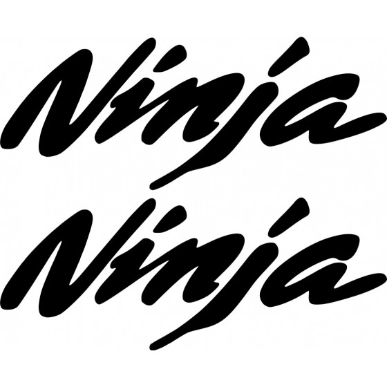 2x Kawasaki Ninja Logo Die...