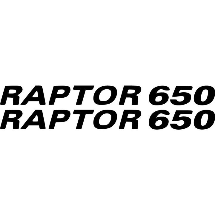 Cagiva Raptor 650 Lettering Die Cut Stickers Decals - DecalsHouse