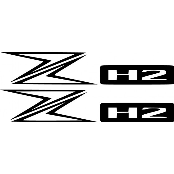 2x Kawasaki ZH2 Die Cut...