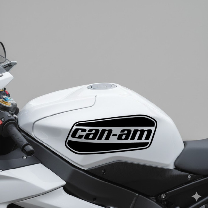 Can Am Badge Die Cut Stickers Decals - DecalsHouse