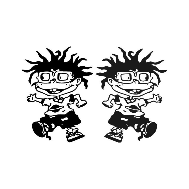 Chucky Stickers – Child's Play Horror Decals (2-Pack)