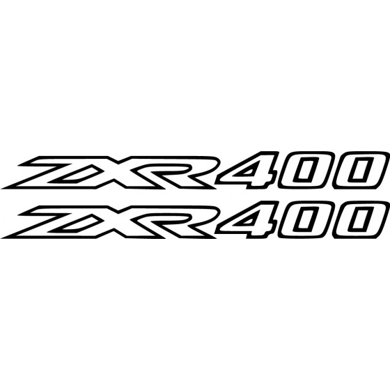 2x Kawasaki Zxr 400 Die Cut...
