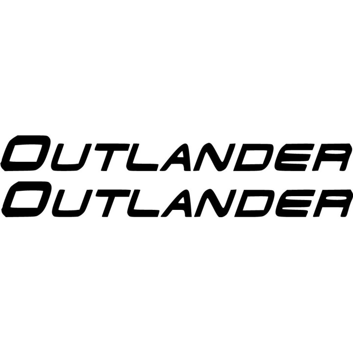 Can Am Outlander Lettering Die Cut Stickers Decals - DecalsHouse