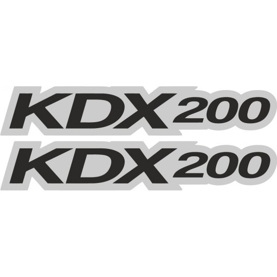 Kawasaki Kdx 200 Stickers...