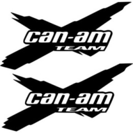 Can Am Team Logo Die Cut Stickers Decals - DecalsHouse