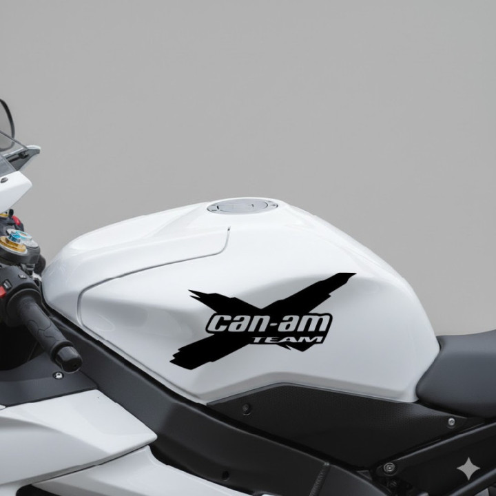Can Am Team Logo Die Cut Stickers Decals - DecalsHouse