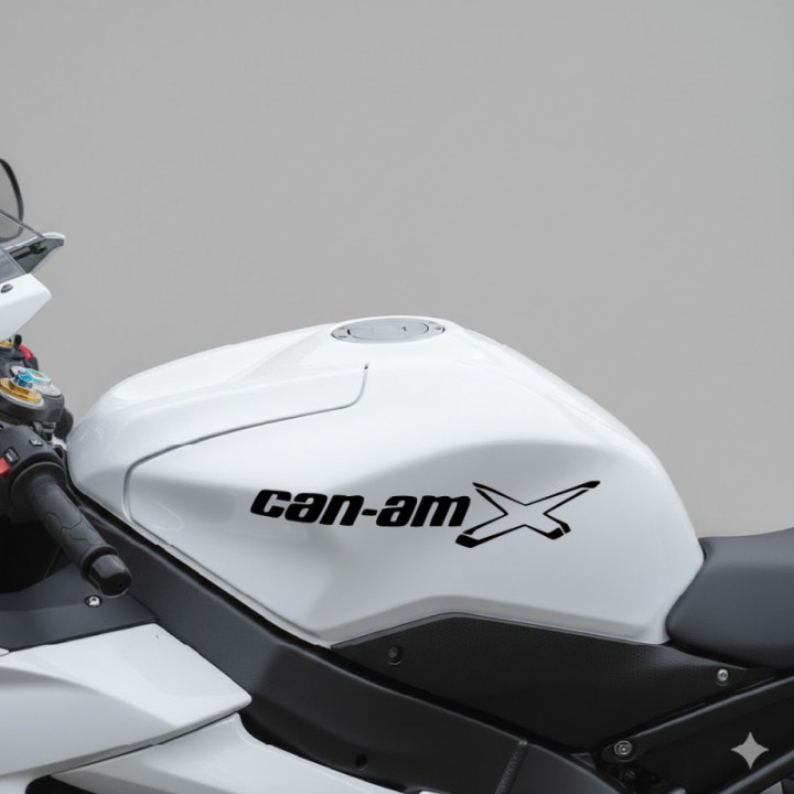 Can Am X Logo Die Cut Style 2 Stickers Decals - DecalsHouse