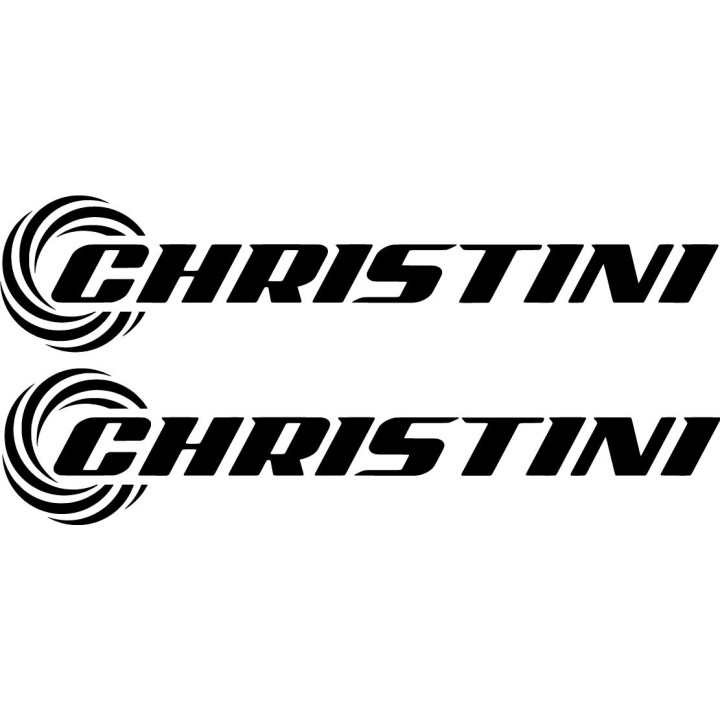 Christini Die Cut Stickers Decals - DecalsHouse