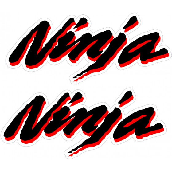 2x Kawasaki Ninja Logo...