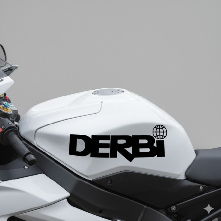 Derbi Logo Die Cut Stickers Decals - DecalsHouse