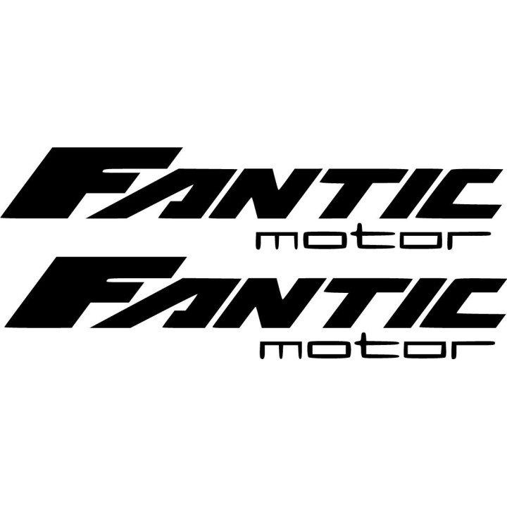 Fantic Motor Logo Die Cut Stickers Decals - DecalsHouse