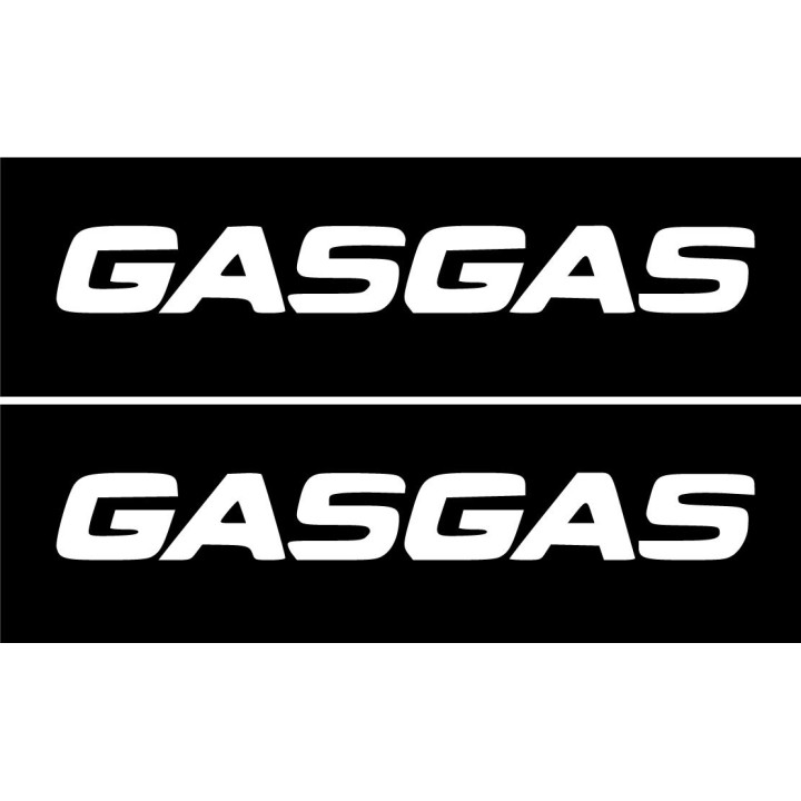 Gas Gas Logo Die Cut Style 2 Stickers Decals - DecalsHouse