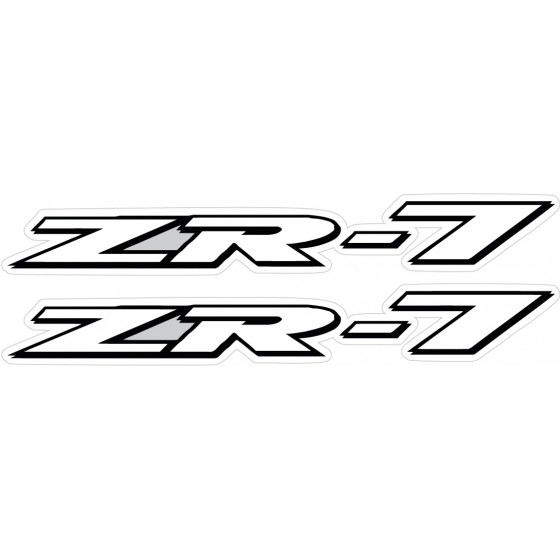 2x Kawasaki Zr 7 Stickers...