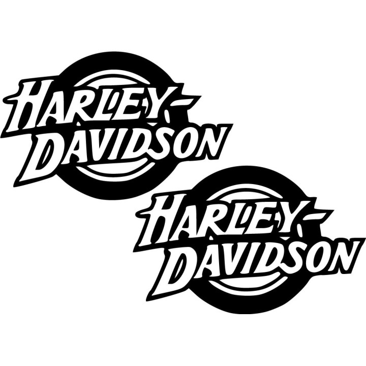 Harley Davidson Logo Die Cut Style 3 Stickers Decals - DecalsHouse