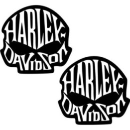 Harley Davidson Skull Die Cut Stickers Decals - DecalsHouse