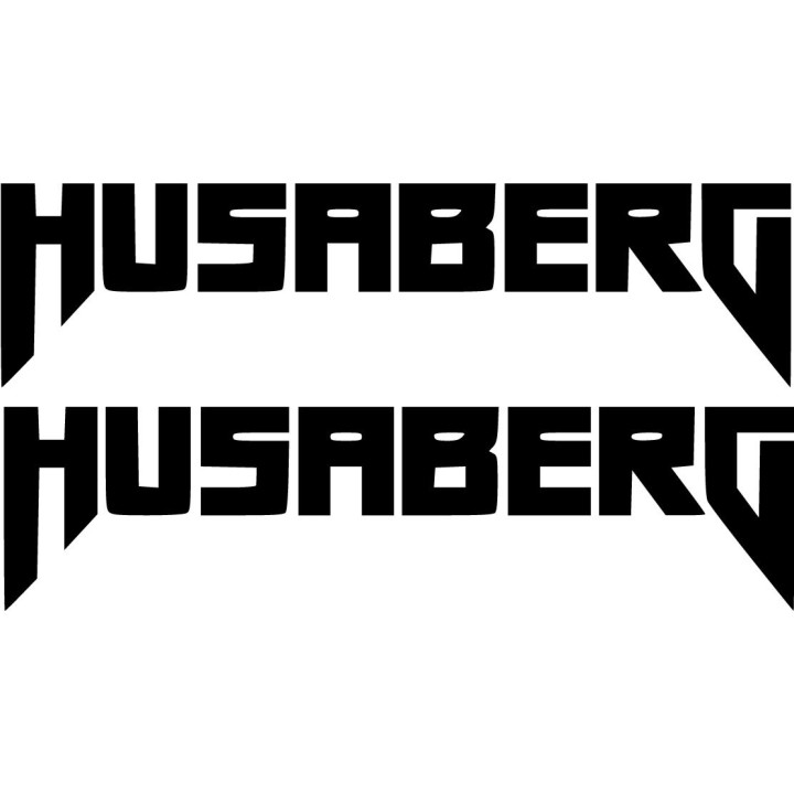 Husaberg Die Cut Stickers Decals - DecalsHouse