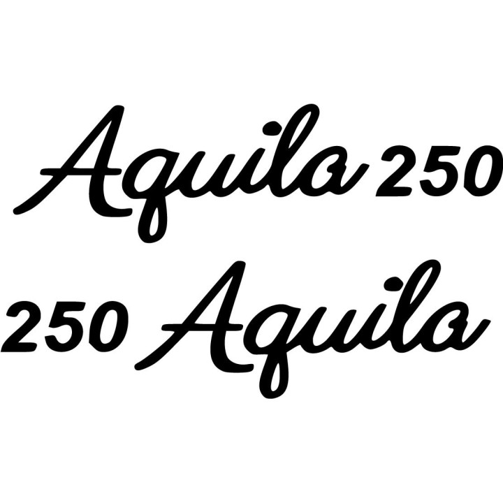 Hyosung Aquila 250 Die Cut Stickers Decals - DecalsHouse