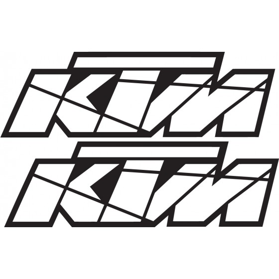 Ktm Logo Style 6 Stickers...
