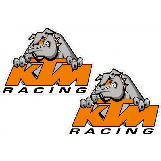 Ktm Racing Dog Stickers Decals