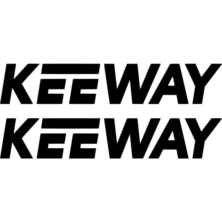 Keeway Lettering Die Cut Stickers Decals - DecalsHouse